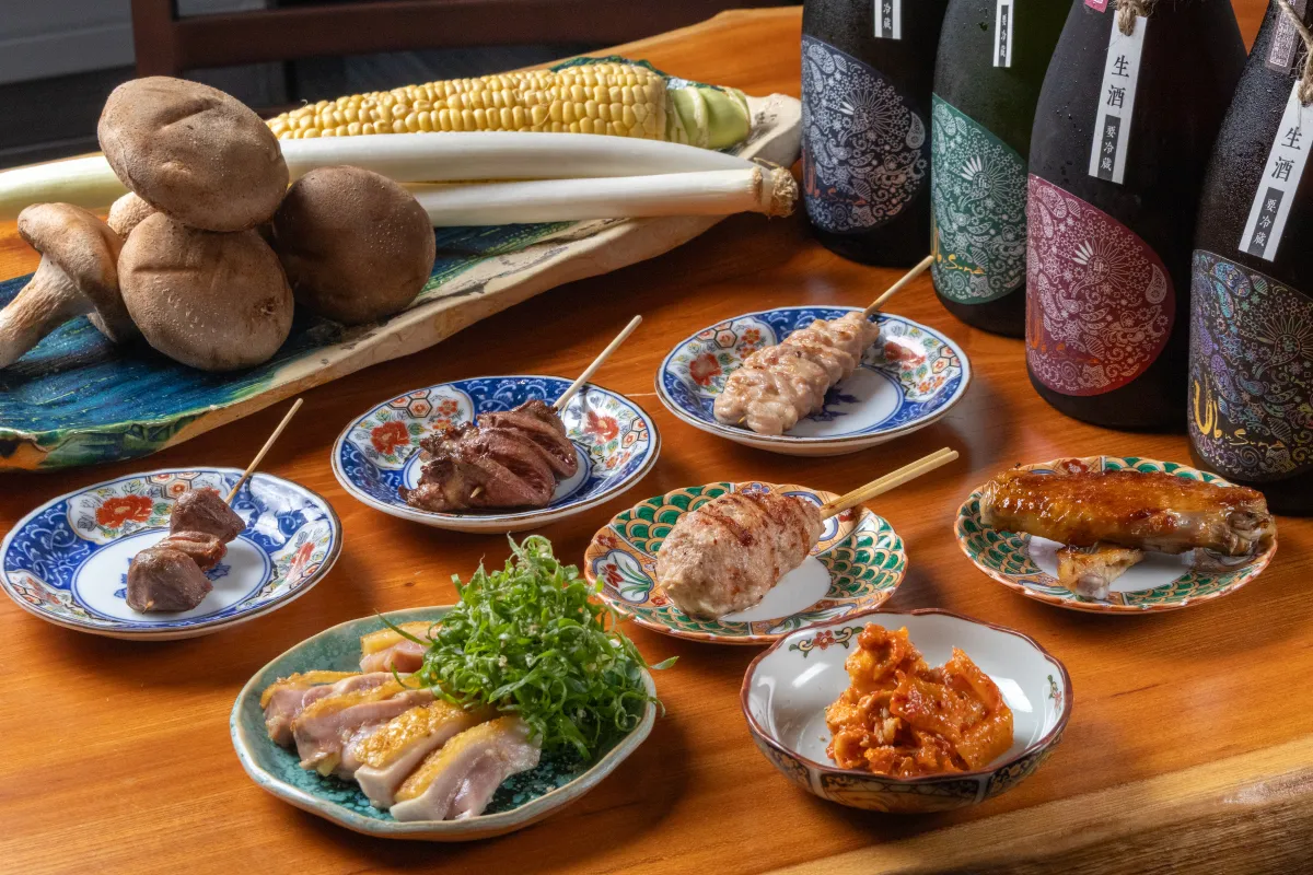 焼鳥と銘酒が織りなす、<br>奥深い味わい